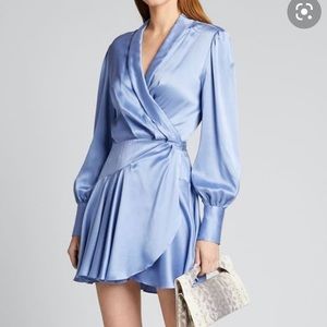Zimmermann Silk Wrap Mini - 00 / 0P in Blue